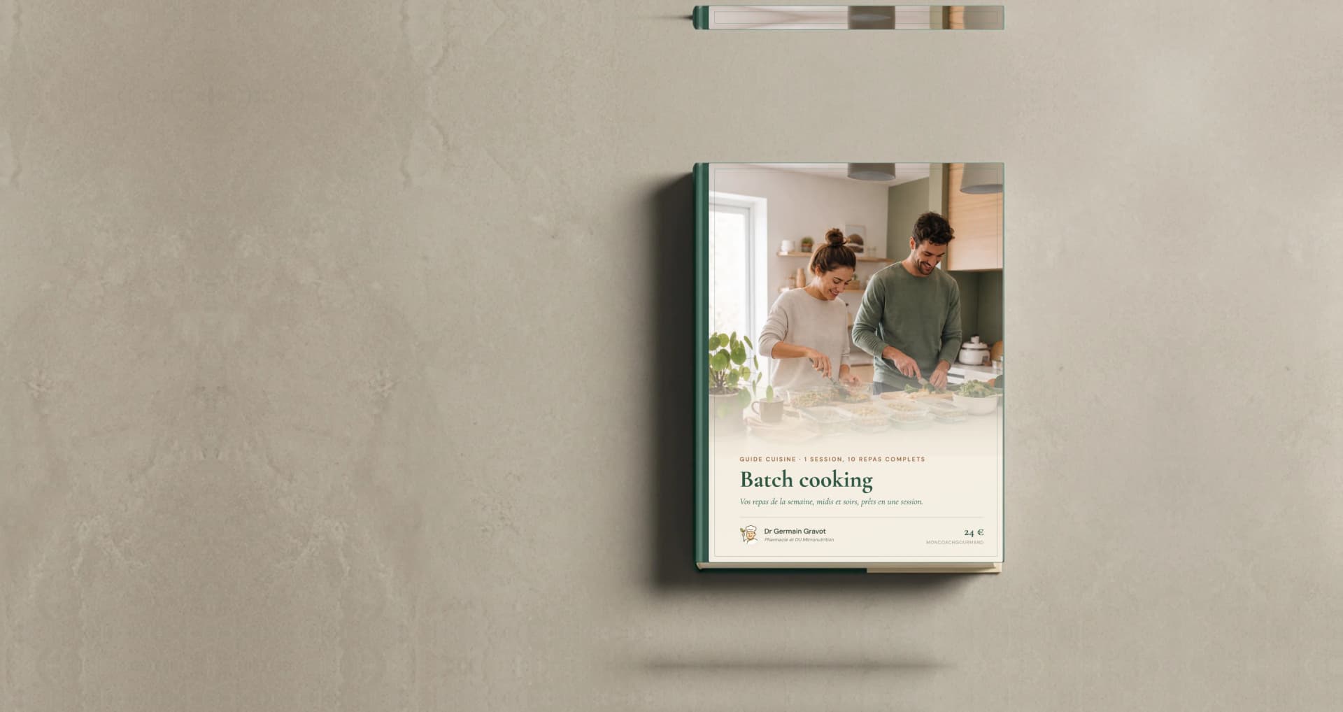 Couverture du guide Batch cooking de MonCoachGourmand