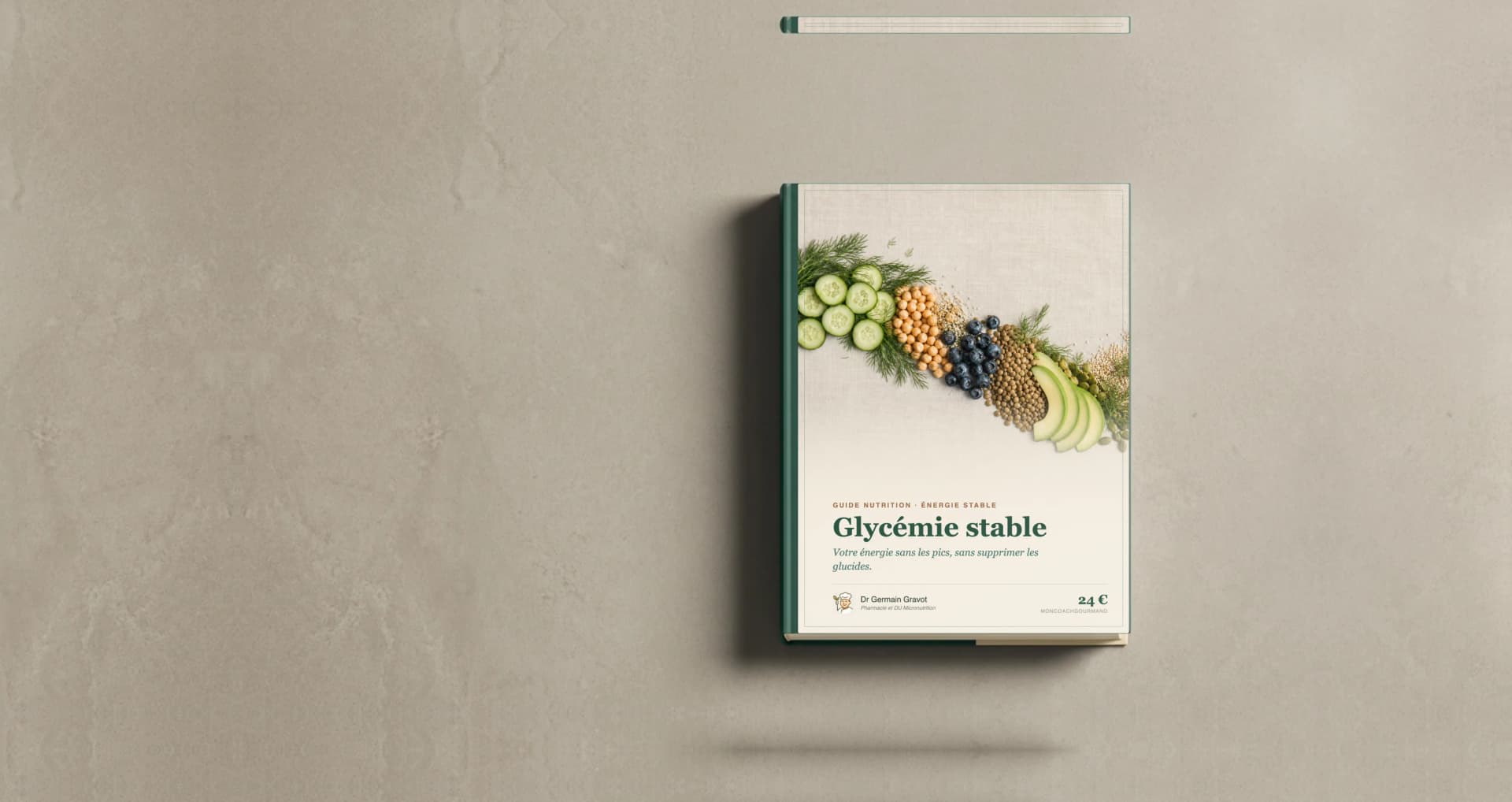 Couverture du guide Glycémie stable de MonCoachGourmand