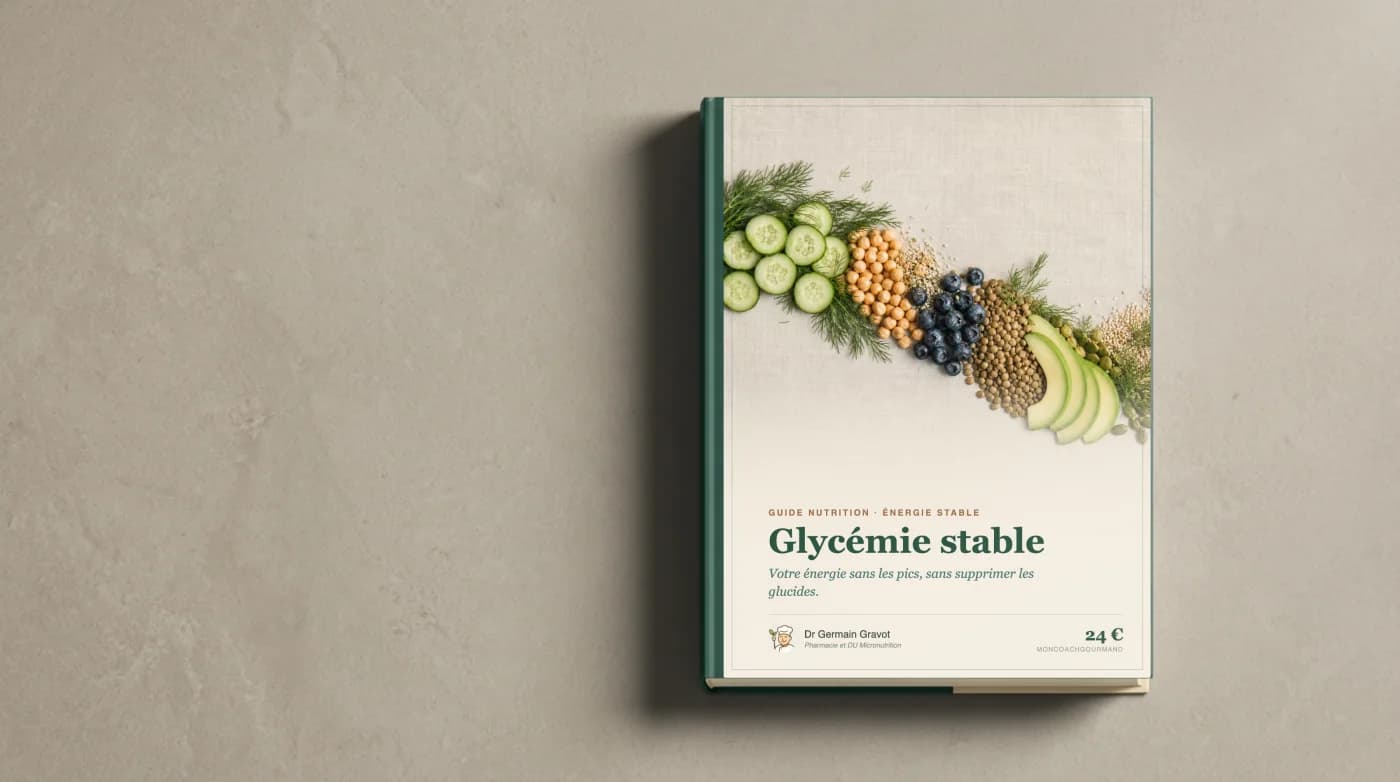 Couverture du guide Glycémie stable de MonCoachGourmand