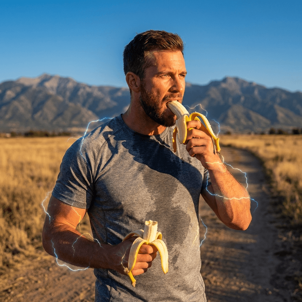 Banane source naturelle d'énergie idéale pour les sportifs avant l'effort