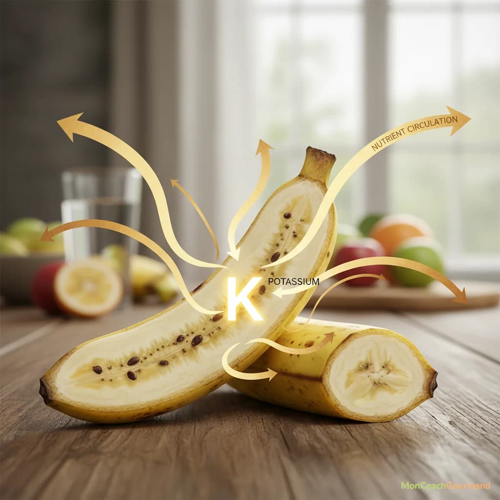 Banane et potassium : bienfaits pour la santé musculaire et cardiaque