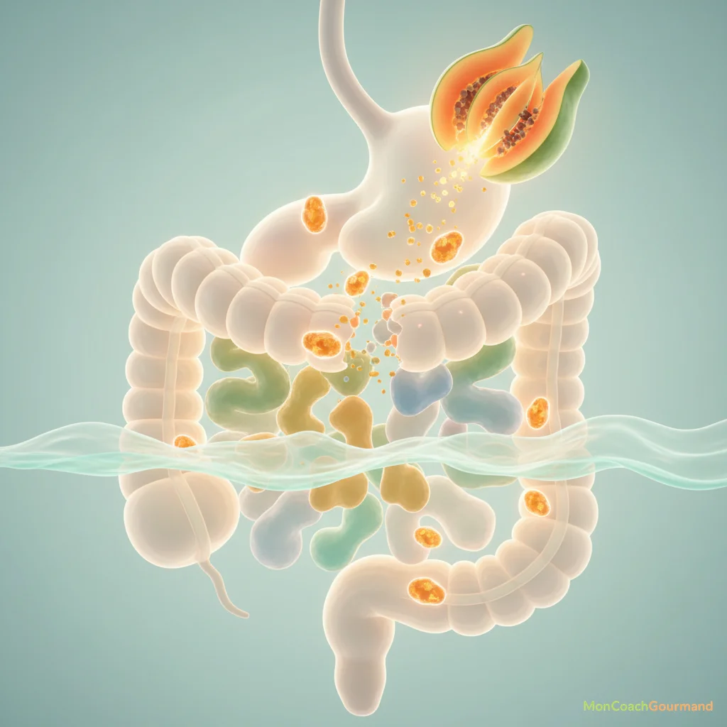 Enzymes et fibres de la papaye pour faciliter la digestion et réduire l'inflammation