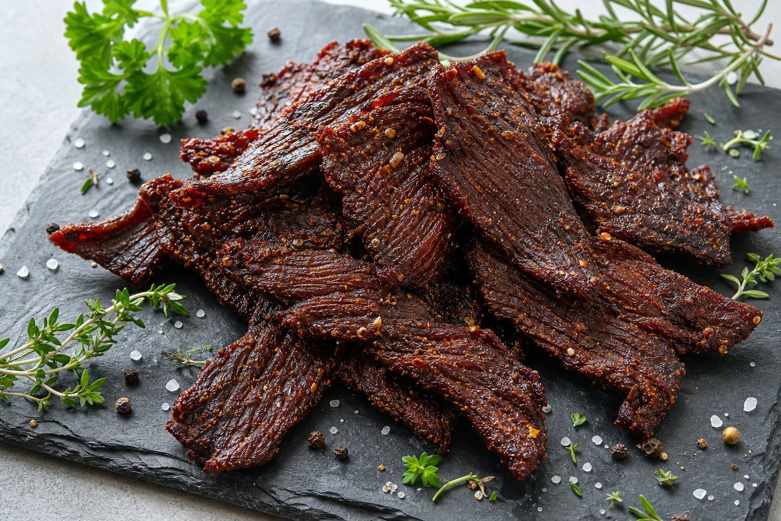 Beef jerky cajun épicé maison