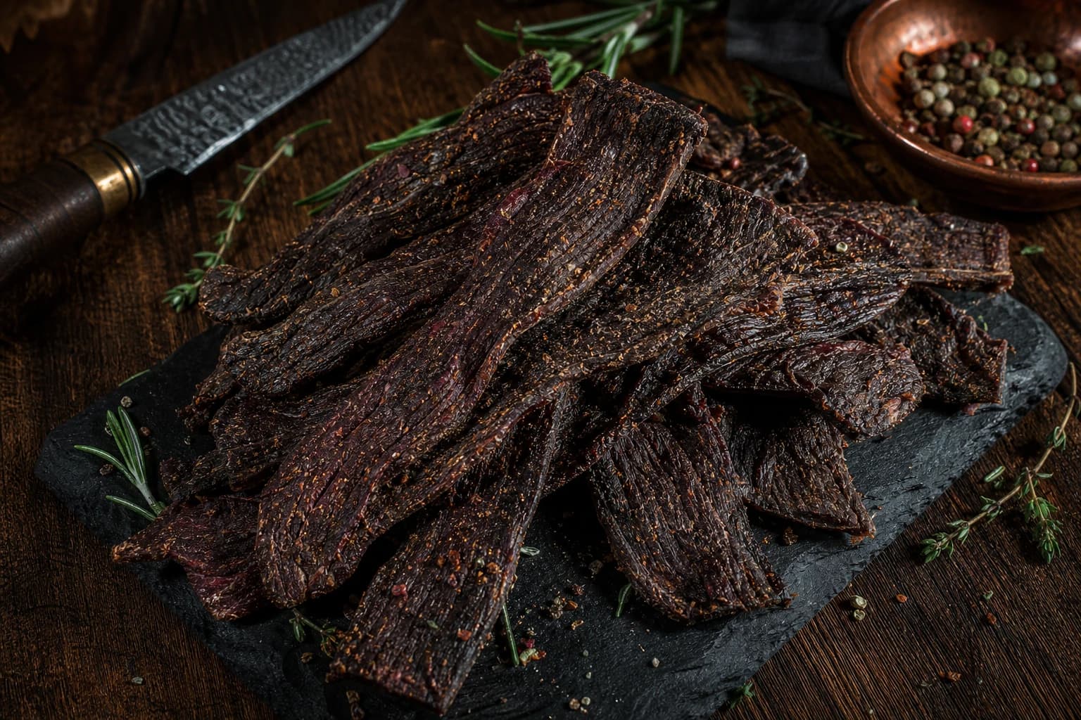 Beef jerky keto sans sucre