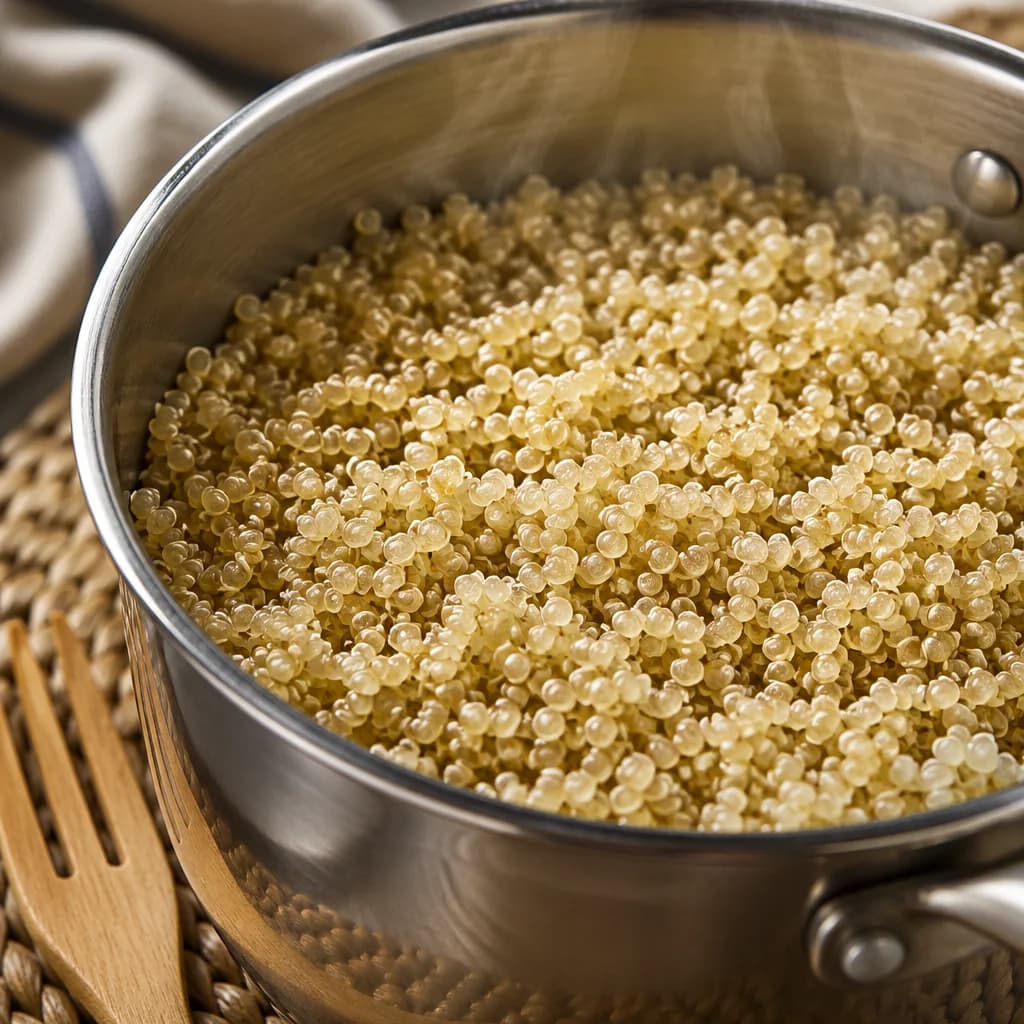 Étape 1 : Cuire le quinoa — Bowl épicé végétarien complet