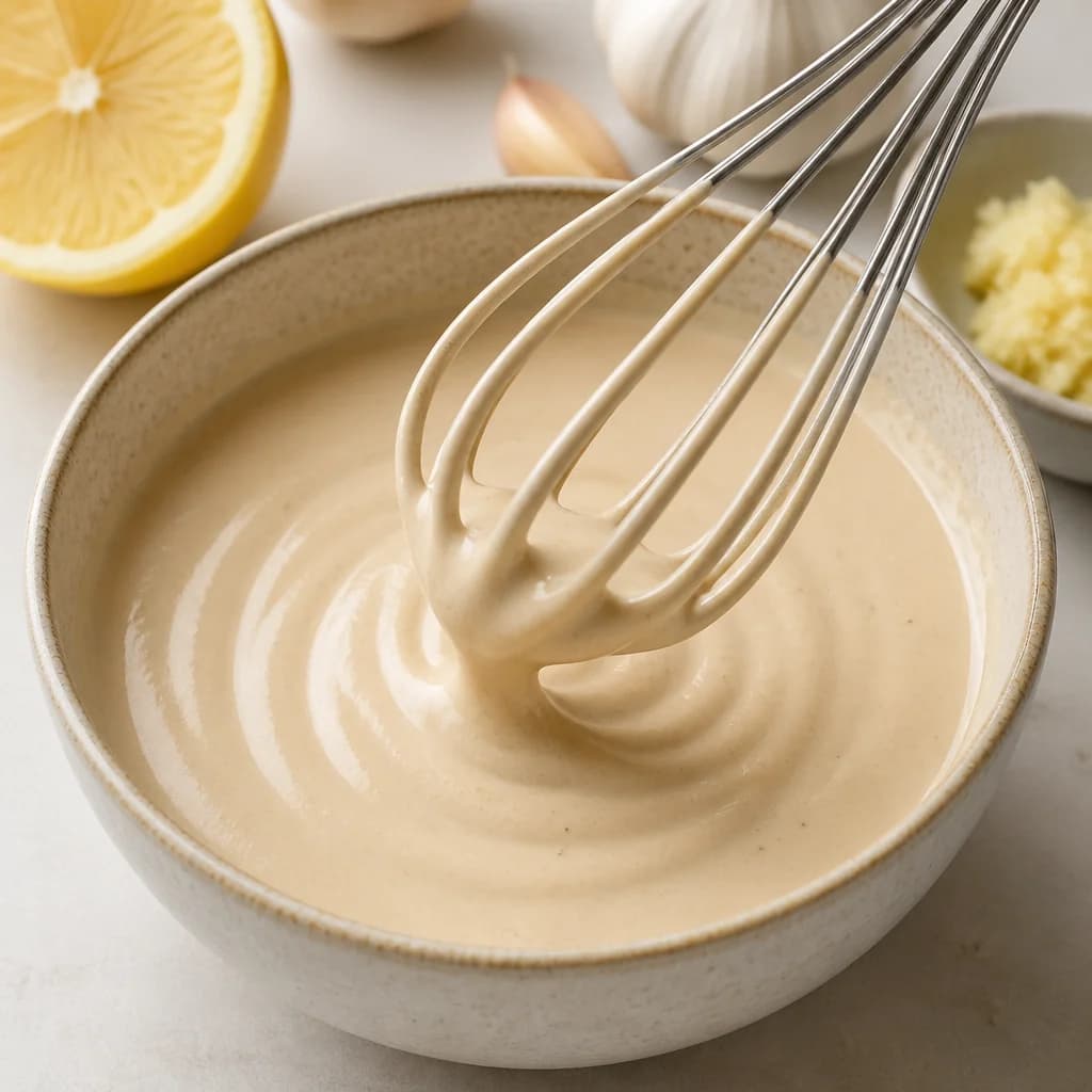 Étape 3 : Préparer la sauce tahini — Bowl épicé végétarien complet