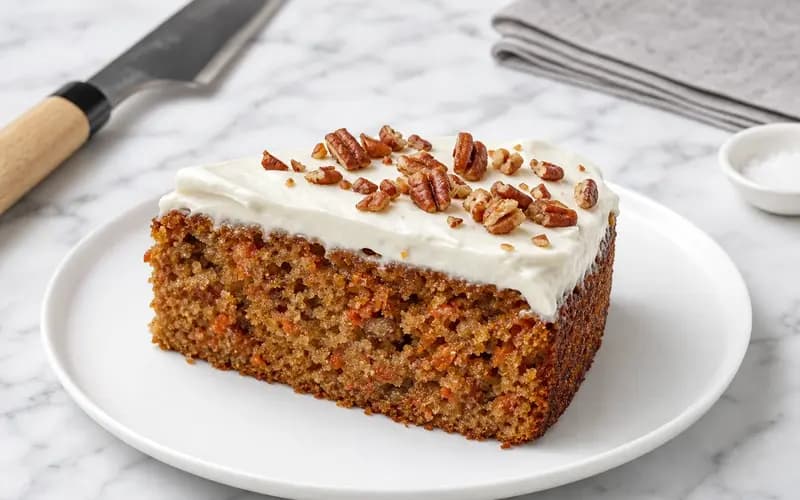 Carrot cake léger sans sucre raffiné