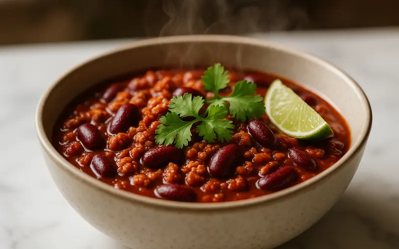 Chili sin carne fondant & épicé
