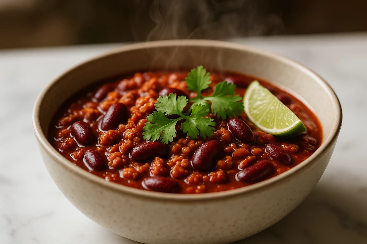 Chili sin carne fondant & épicé