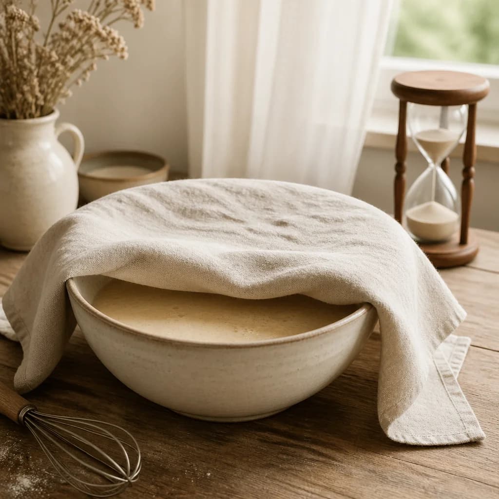 Étape 2 : Laisser reposer — Crêpes au sarrasin sans gluten