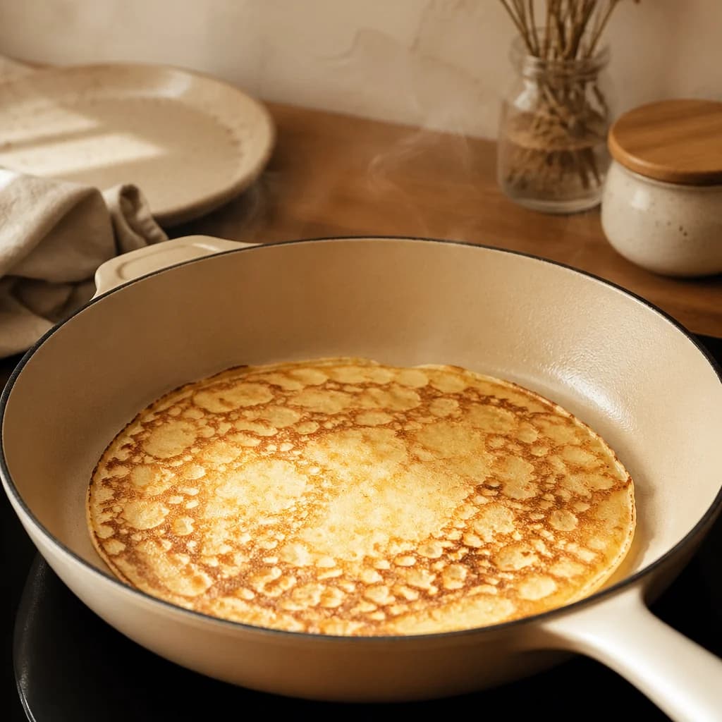 Étape 3 : Cuire les crêpes — Crêpes au sarrasin sans gluten