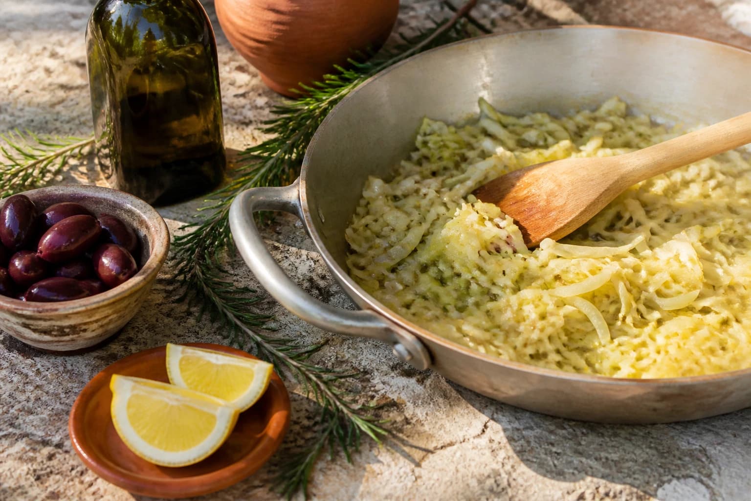 Etape 1 : Préparer et faire suer les légumes — Fricassée de poisson blanc au citron