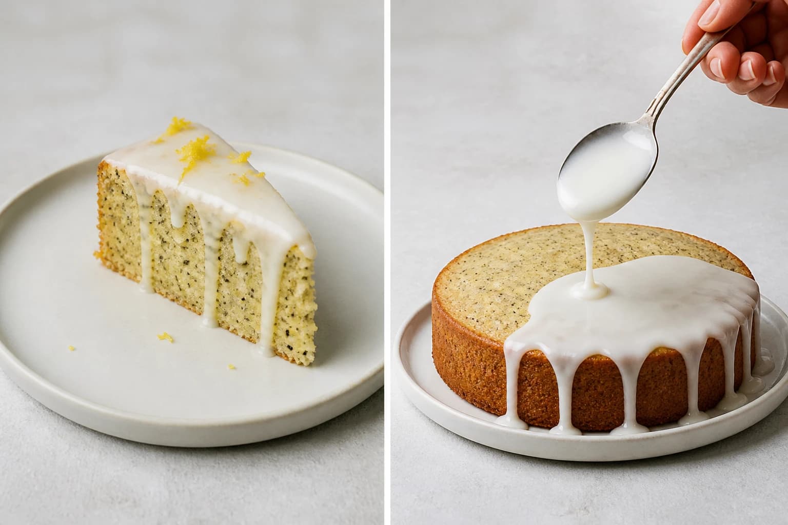 Etape 4 : Préparer le glaçage citronné et finir — Gâteau citron-pavot moelleux