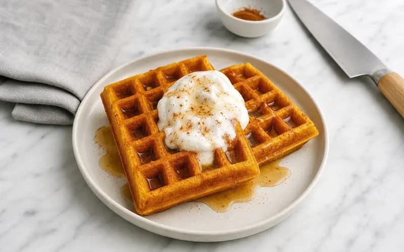 Gaufres butternut épices : la saveur d'automne croustillante en 35 min