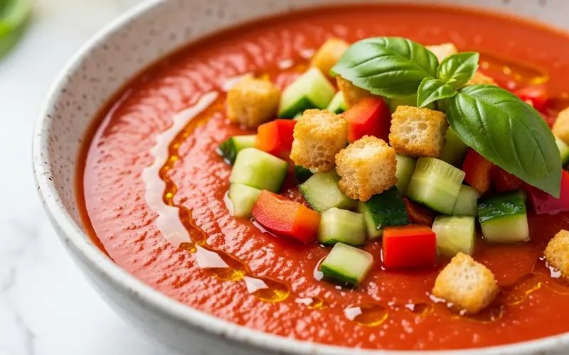 Gazpacho maison andalou ultra-frais