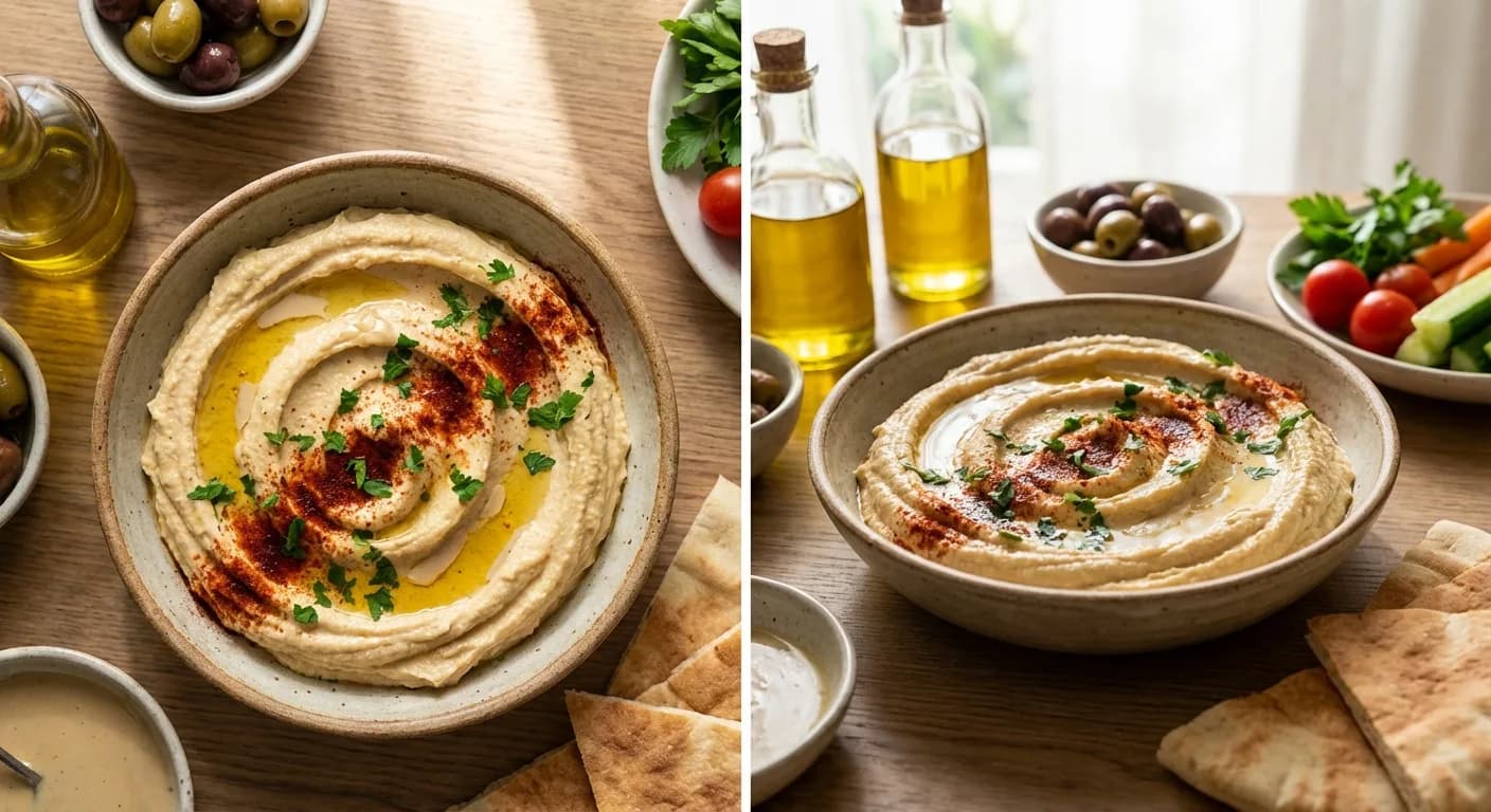 Houmous maison ultra-crémeux au tahini