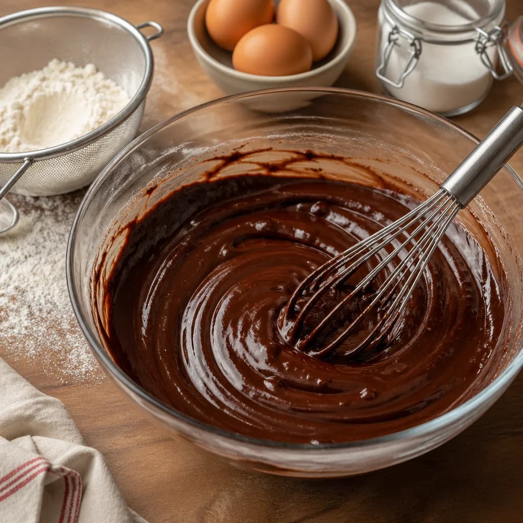 Étape 2 : Préparer la pâte — Moelleux au chocolat noir 70 % coulant
