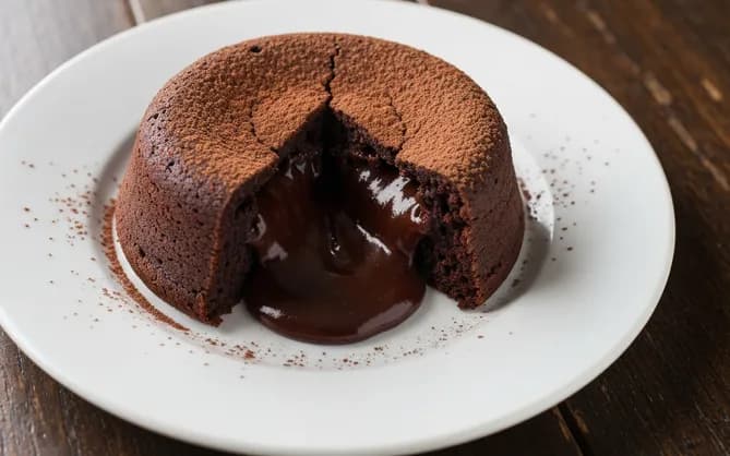 Moelleux au chocolat noir 70 % coulant
