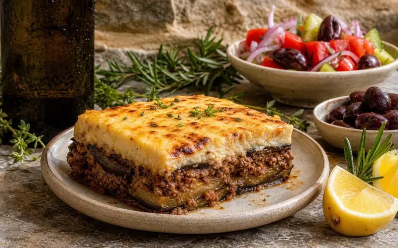 Moussaka grecque allégée fondante