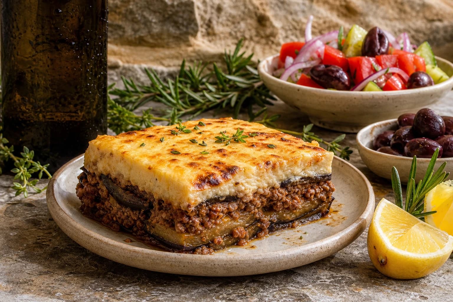 Moussaka grecque allégée fondante