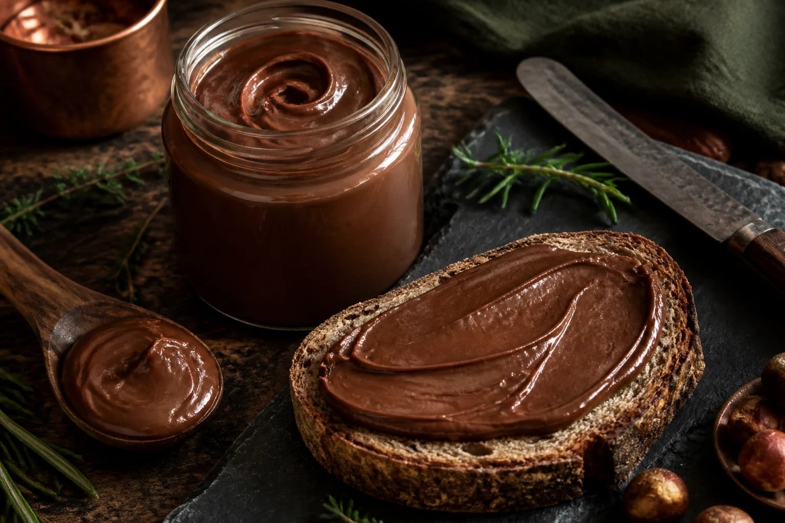 Pâte à tartiner choco-noisette vegan façon Nutella