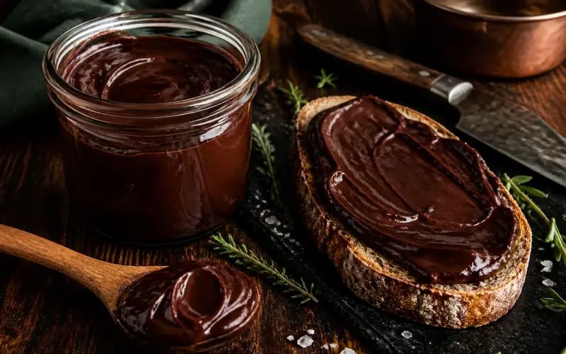 Pâte à tartiner chocolat noir vegan intense