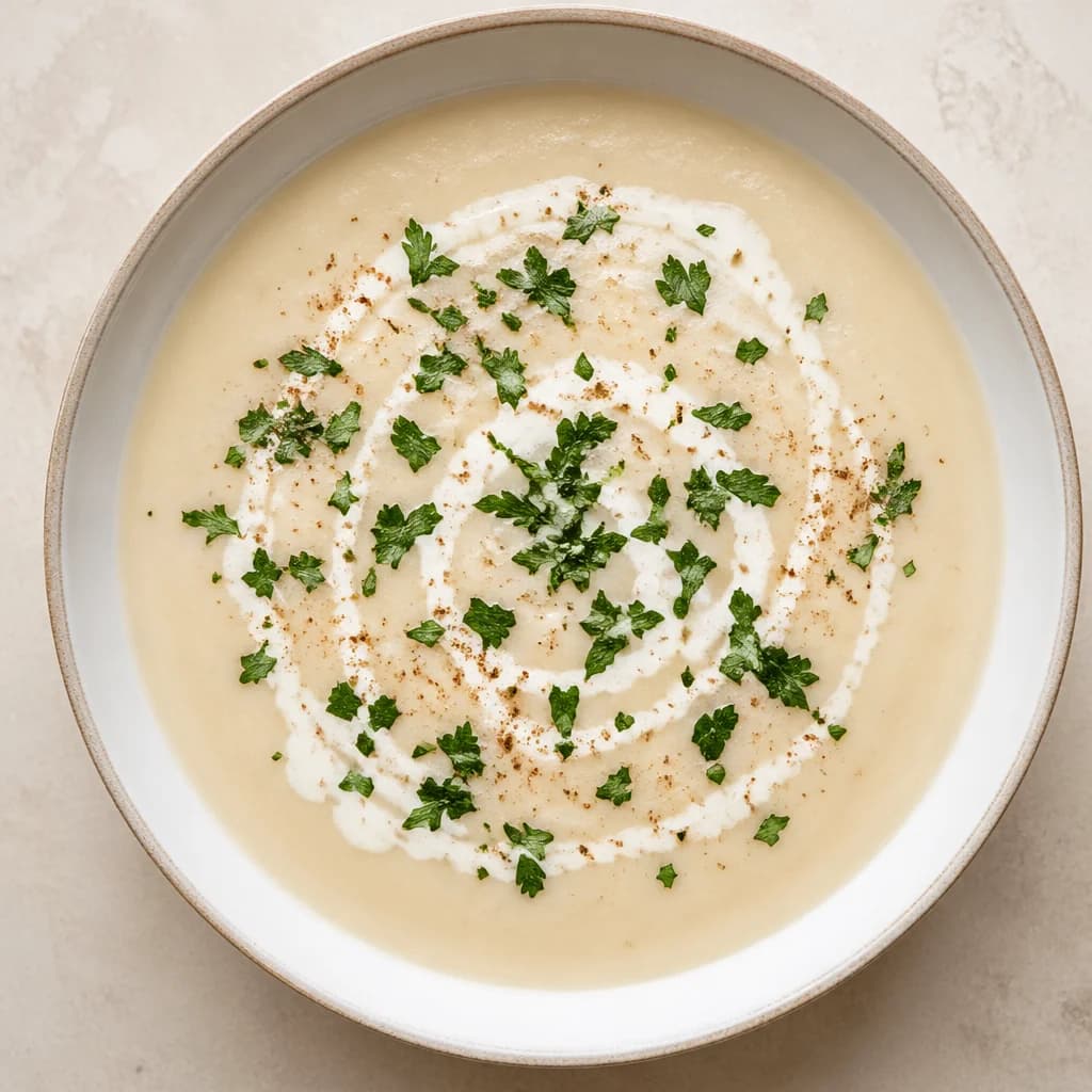 Étape 4 : Mixer et crémer — Velouté d'endives crémeux