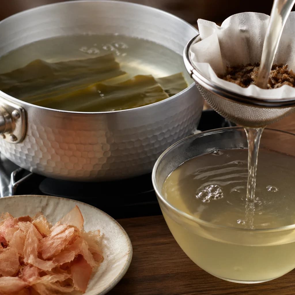 Étape 1 : Préparer le bouillon dashi — Soupe miso maison authentique