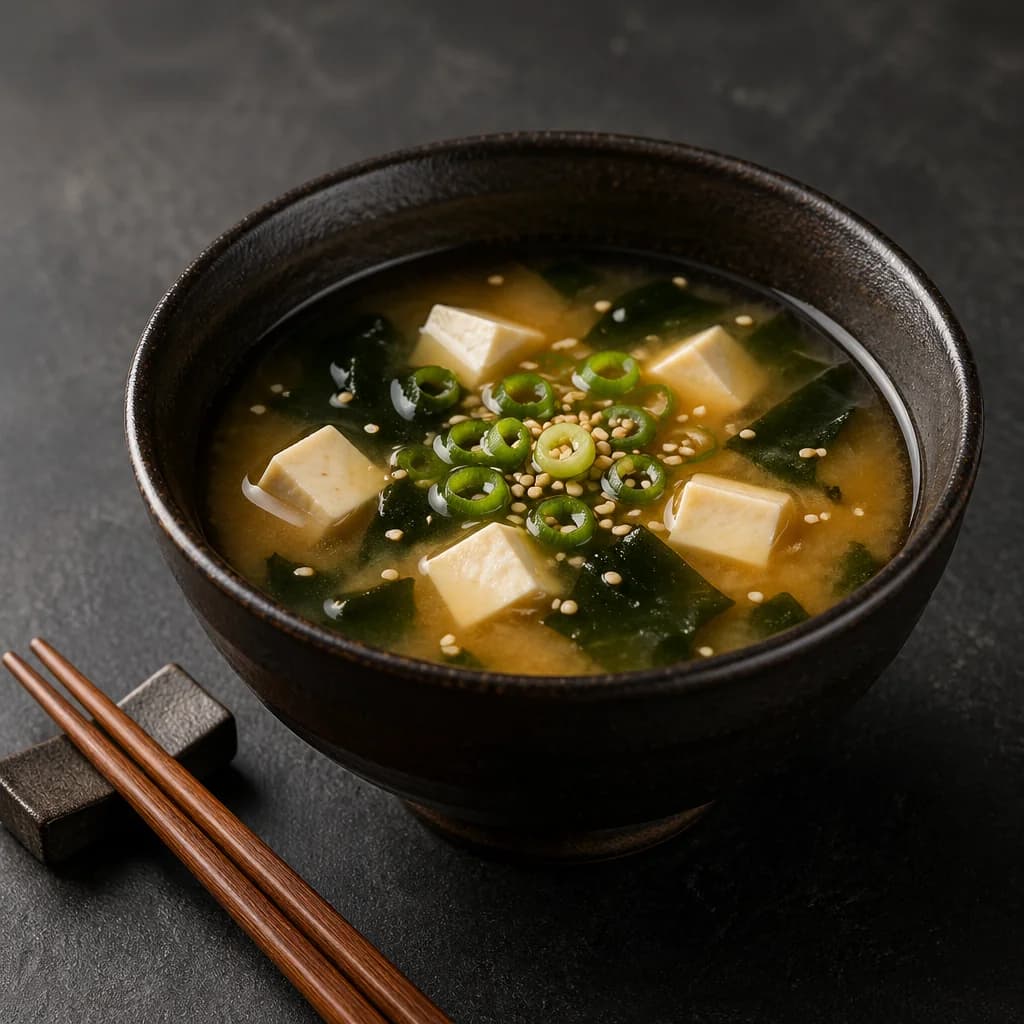 Étape 4 : Dissoudre le miso et servir — Soupe miso maison authentique