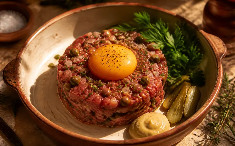 Tartare de bœuf charolais classique