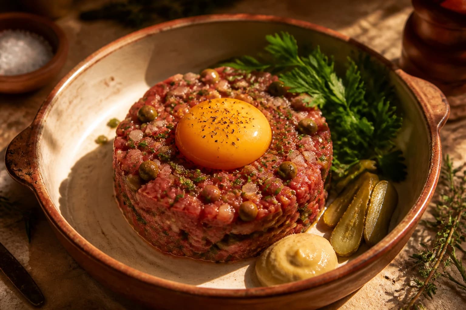 Tartare de bœuf charolais classique