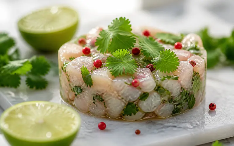 Tartare de dorade & citron vert