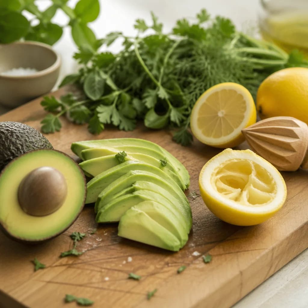 Étape 2 : Préparer l'avocat — Tartare de saumon & avocat