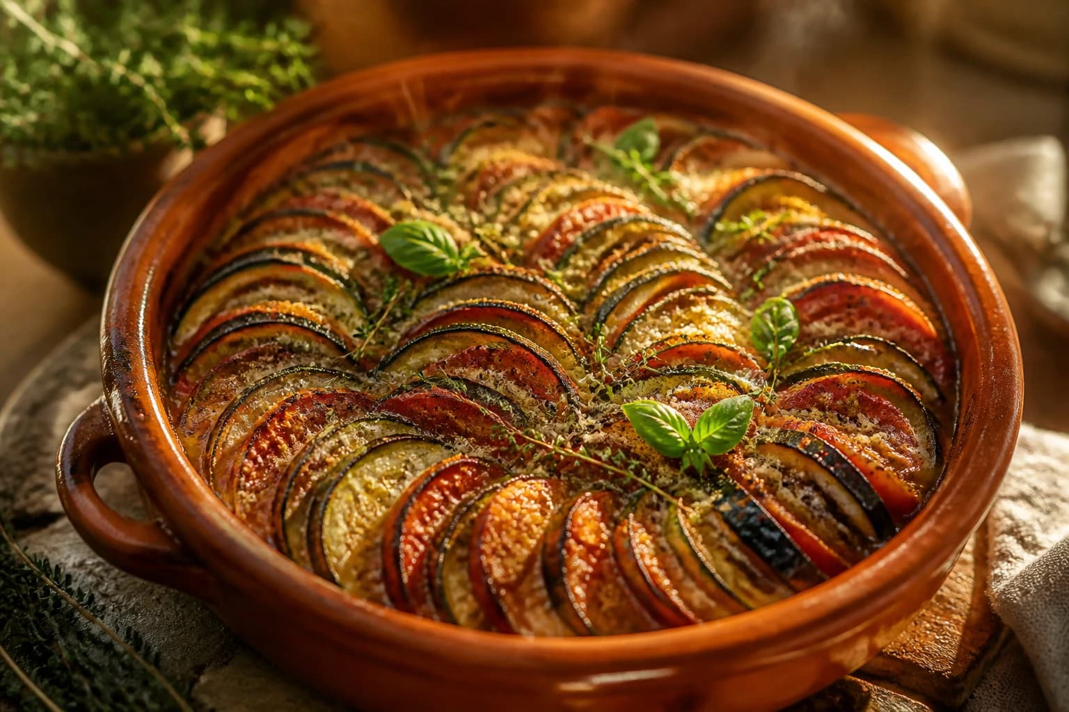 Tian provençal aux légumes du soleil