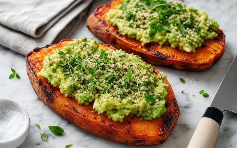 Toast patate douce : l'alternative sans pain