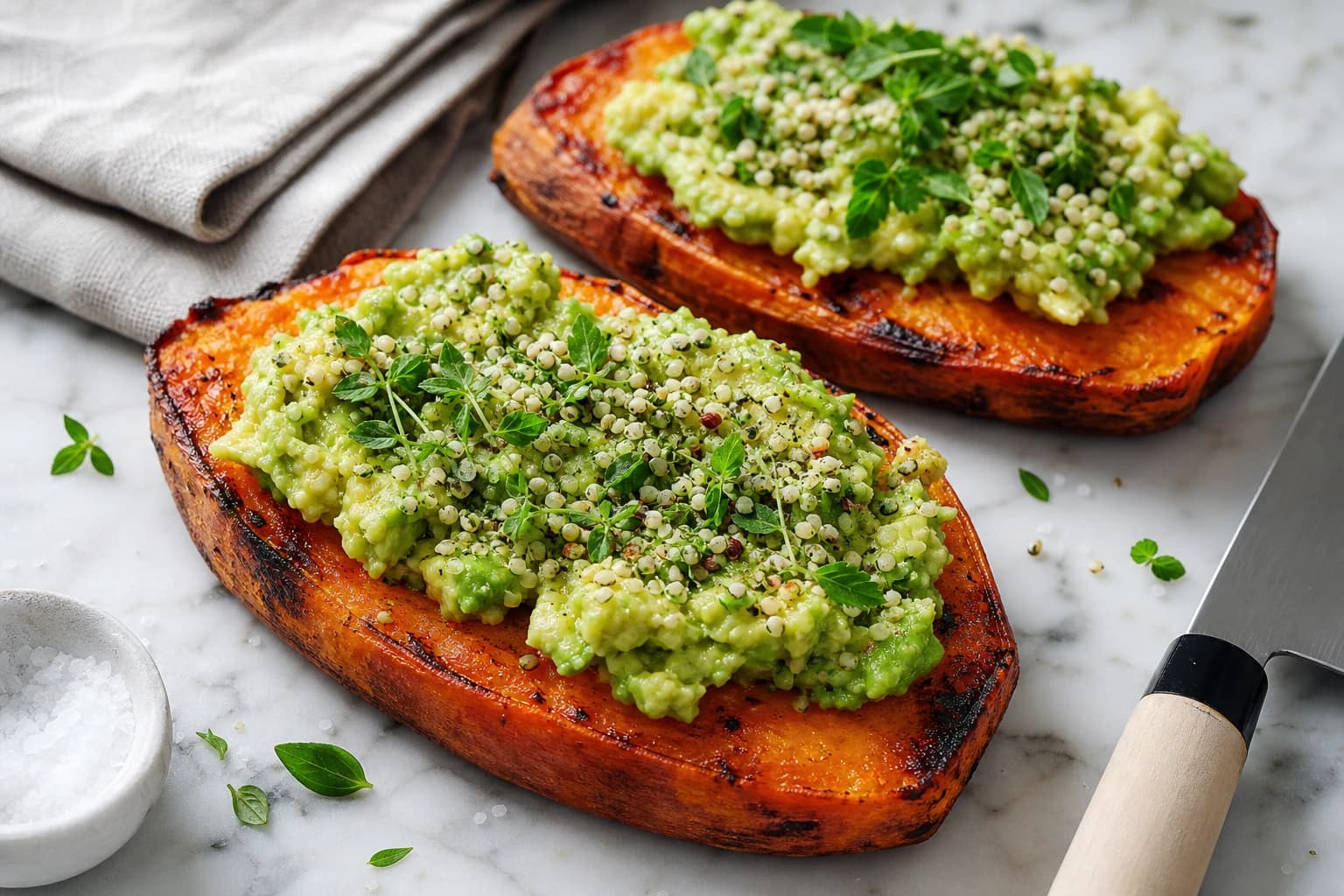 Toast patate douce : l'alternative sans pain