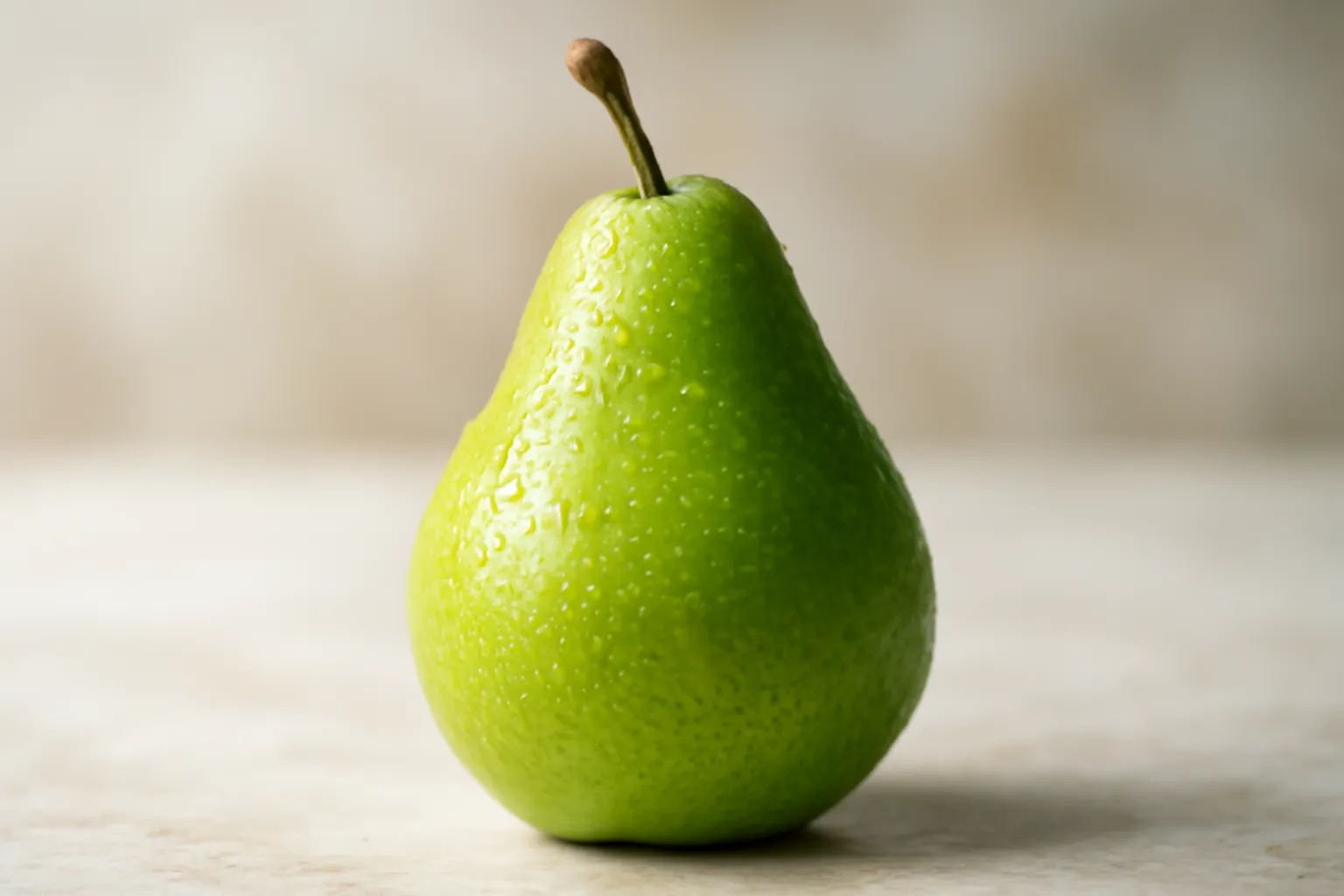 Poire Williams verte juteuse, hydratation et fibres