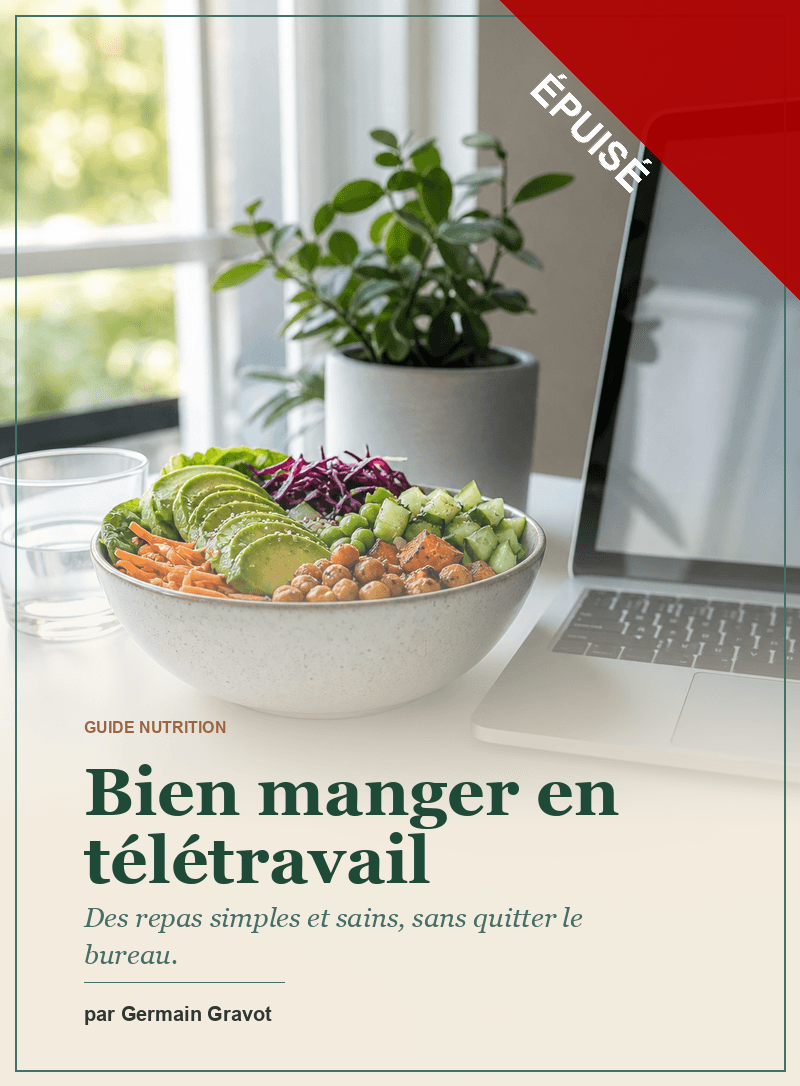 Couverture du guide Bien manger en télétravail (épuisé)