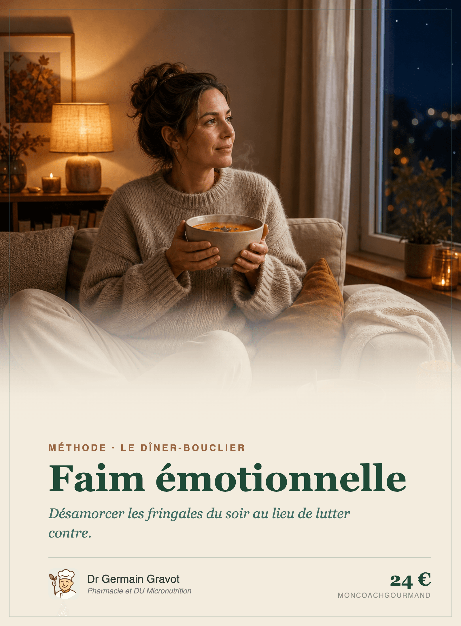 Couverture du guide Faim émotionnelle de MonCoachGourmand
