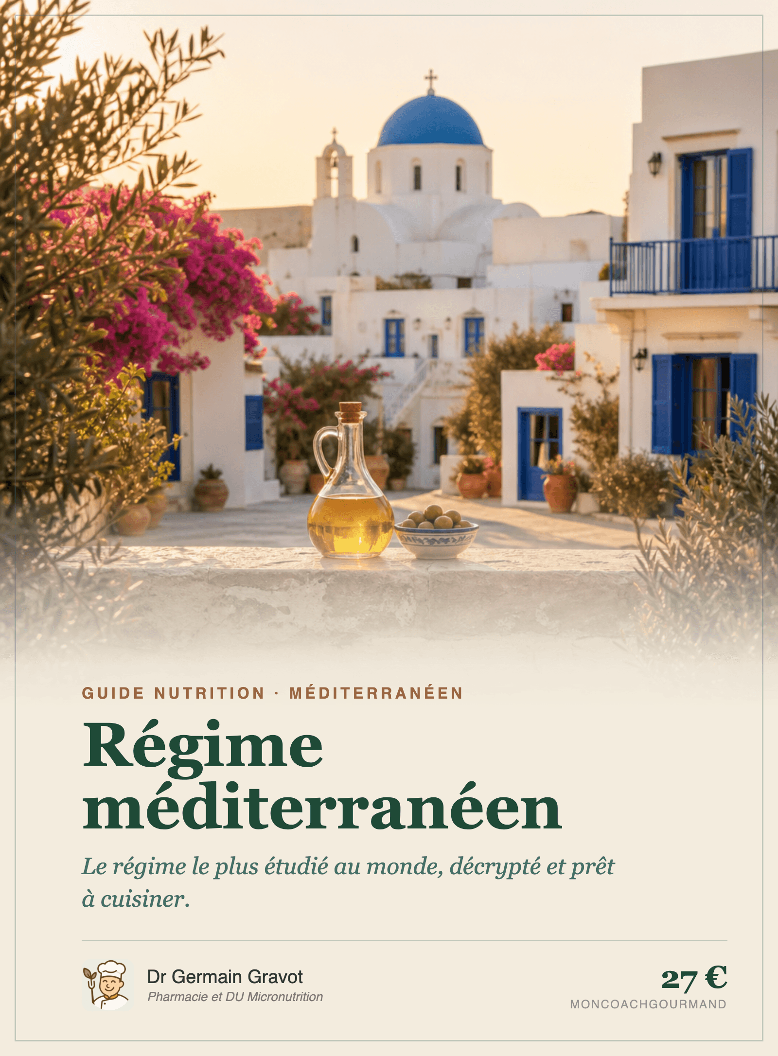 Couverture du guide Régime méditerranéen de MonCoachGourmand