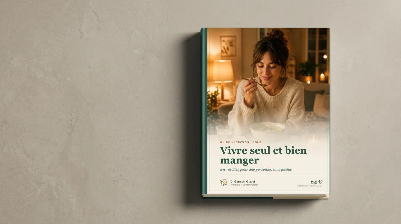 Couverture du guide Cuisine pour une personne de MonCoachGourmand