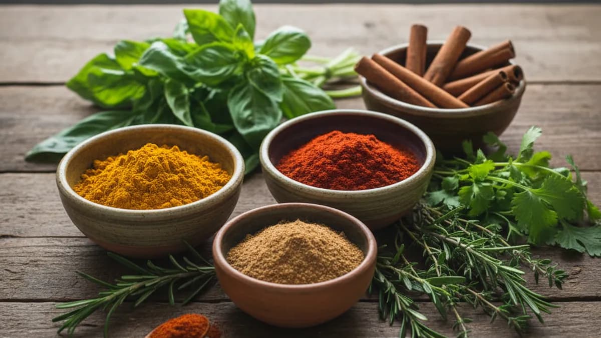 Épices et herbes aromatiques : trésor gourmand pour la santé