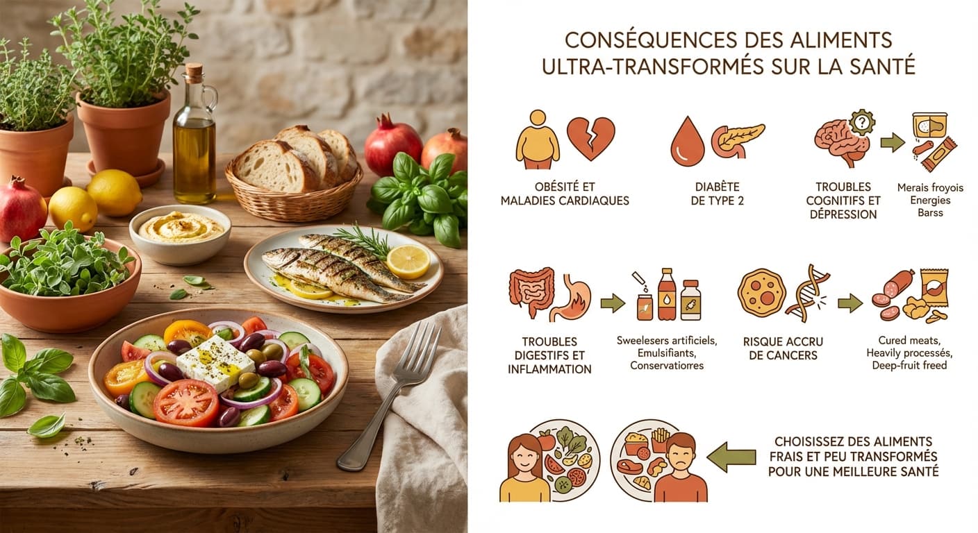 Conséquences des aliments ultra-transformés sur la santé