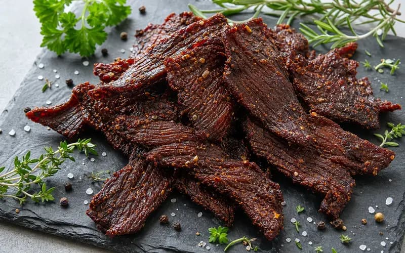 Beef jerky cajun épicé maison