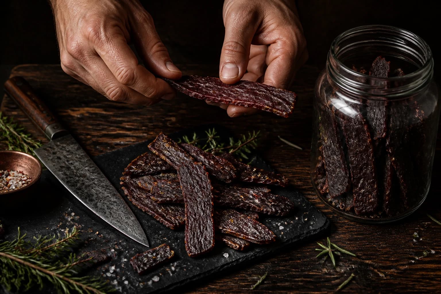 Etape 4 : Vérifier la cuisson et conditionner — Beef jerky maison : 5 étapes faciles