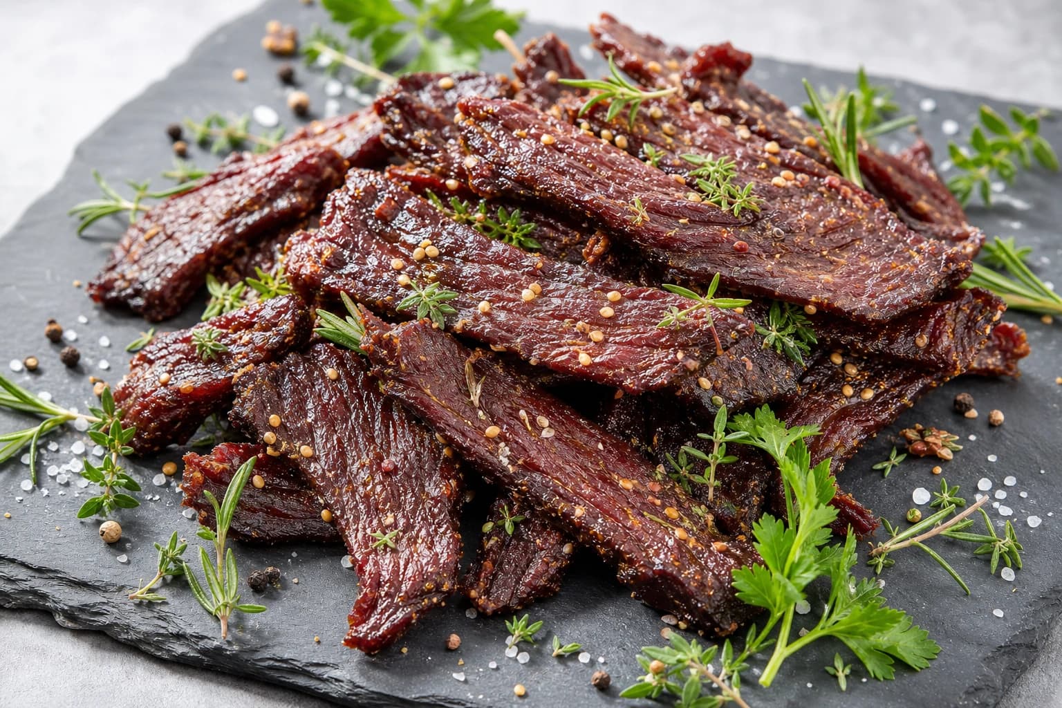 Beef jerky soja gingembre maison