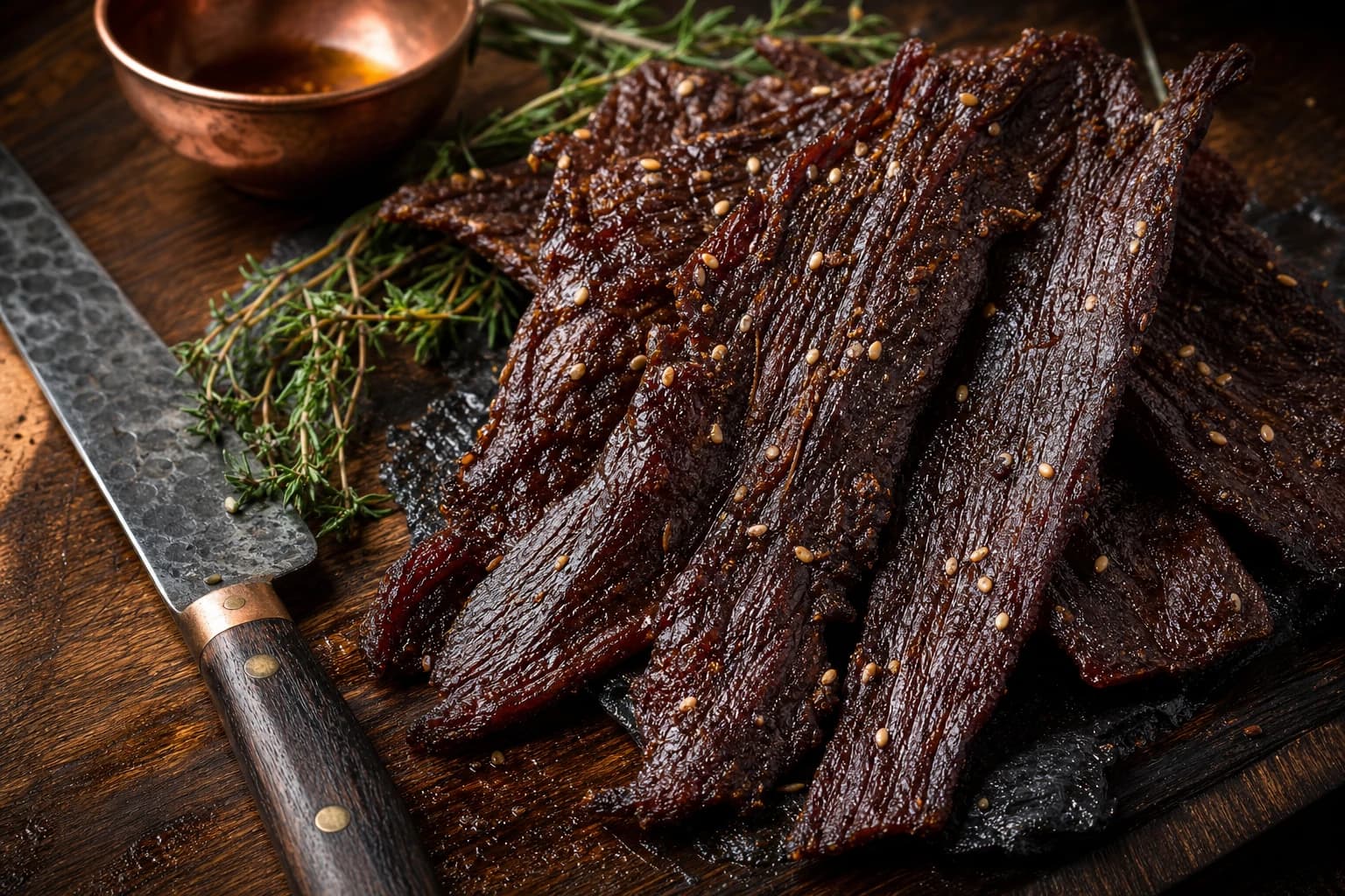 Beef jerky teriyaki maison