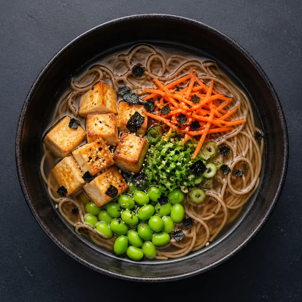 Étape 4 : Assembler et servir — Bol japonais soba au sésame