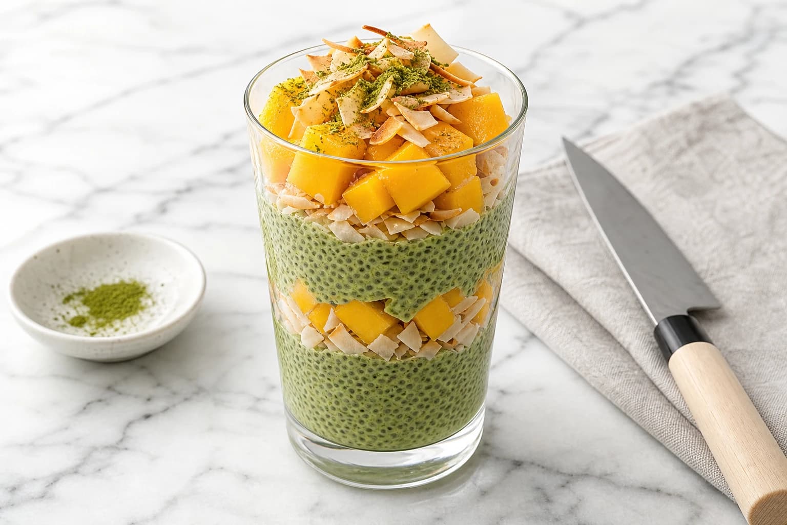 Chia pudding matcha : la recette zen en 5 min sans cuisson