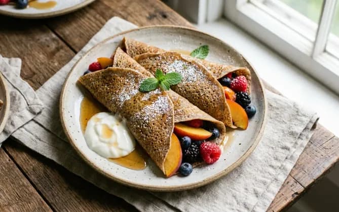 Crêpes au sarrasin sans gluten